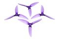 HQ Durable Prop 5048 3 blade V1S light purple 2CW+2CCW polycarbonate propeller - Thumbnail 1