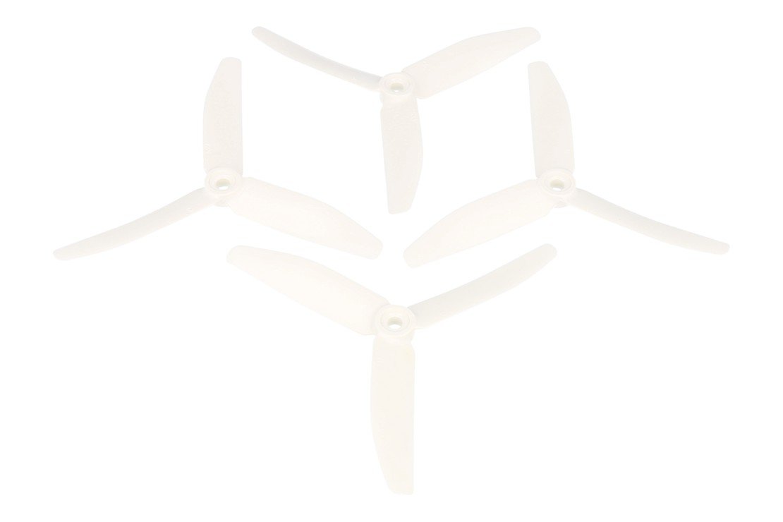 HQ Triblade 5040 3 Blatt Metal Danny weiß 2CW+2CCW Glasfaser Propeller - Thumbnail 1