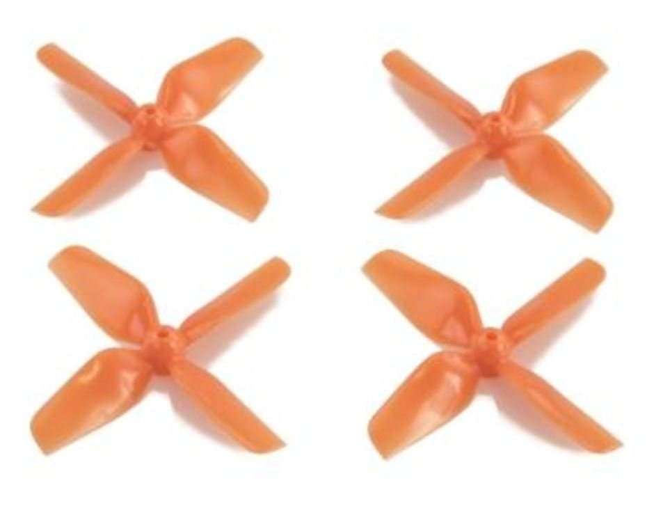 HQ Prop Tiny Quad 1213 Four blade propeller 31mm - 1mm Orange - Pic 1