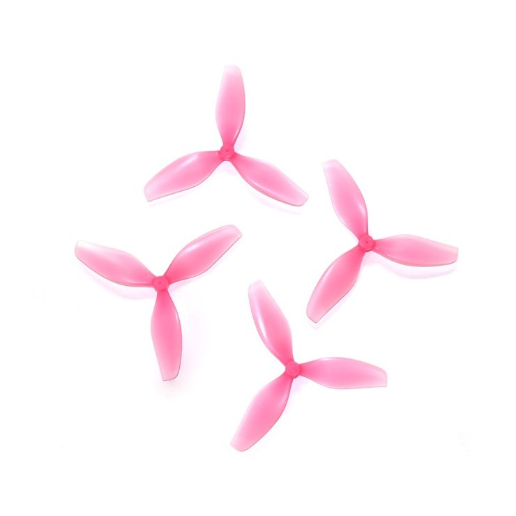 HQProp 2-4X1X3PI-1MM-PC Elica a 3 pale da 2,4 pollici Rosa (2CW+2CCW)  - Pic 1