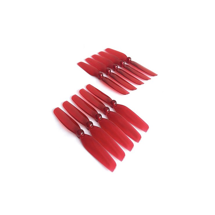 HQProp 65mm Micro 2 blade propeller 10 piezas 1.5mm Red - Thumbnail 1