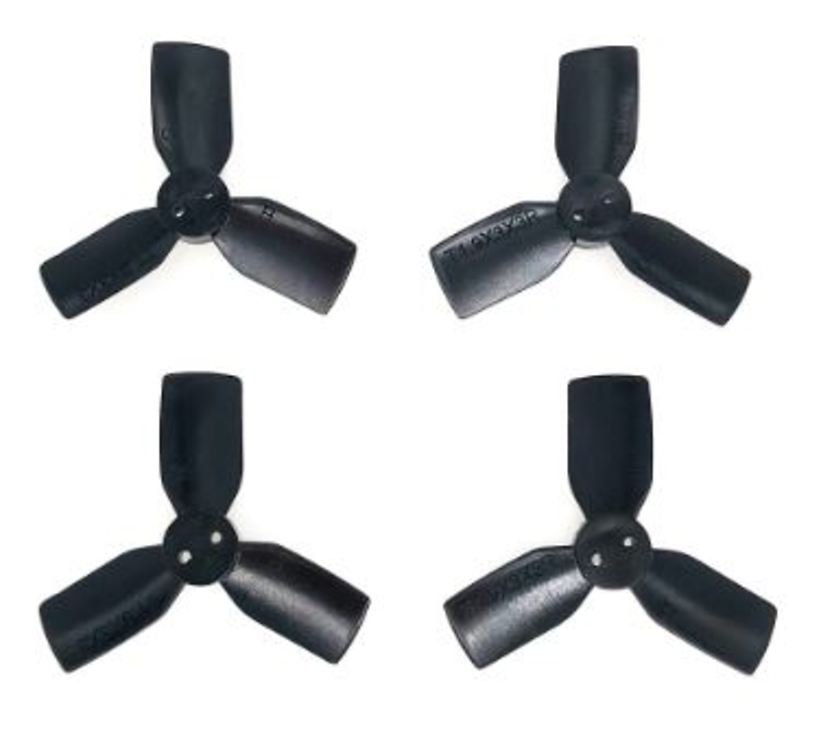 HQProp 1930 3 blade Durable Propeller 2 hole 2CW+2CCW Black - Pic 1