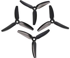 HQ Durable Prop 4043 Triple Blade 4X4.3X3V1S Black 4 pieces PC FPV Propeller 4 inch