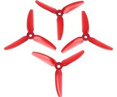 HQ Durable Prop 4043 Triple blade 4X4.3X3V1S Red 4 pieces PC FPV propeller 4 inch