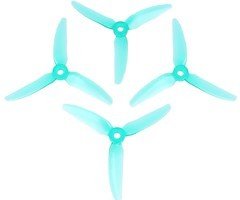 HQ Durable Prop 4043 triple blade 4X4.3X3V1S turquoise 4 pieces PC FPV propeller 4 inch