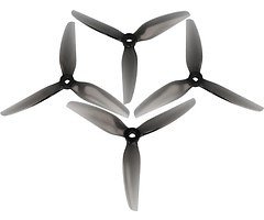 HQ Prop 5141 Triple blade V1S Grey POPO 2CW+2CCW Poly Carbonate FPV Propeller 5 inch