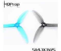 HQ Durable Triple Blade Propeller 5x4.3X3 V2S Blu 4 pezzi PC 5 pollici