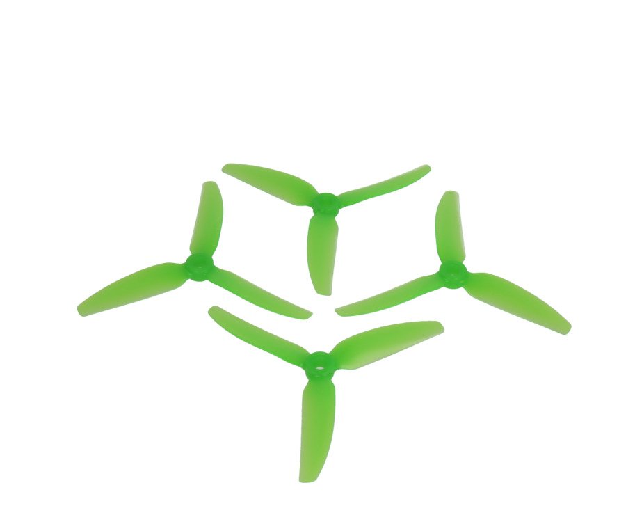 HQ Prop 5040 Dreiblatt V1S Hell Grün 2CW+2CCW FPV Propeller 5 Zoll - Thumbnail 1