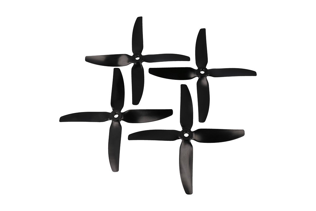 HQ Prop 5040 Four Blade V1S Black 2CW+2CCW FPV Propeller 5 inch - Pic 1