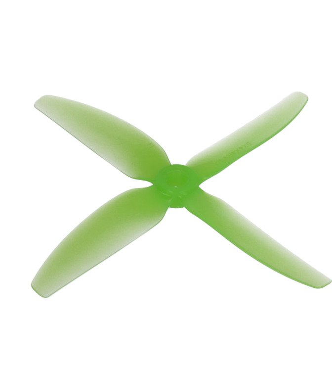 HQ Prop 5040 Vierblatt V1S Hell Grün 2CW+2CCW FPV Propeller 5 Zoll - Thumbnail 2
