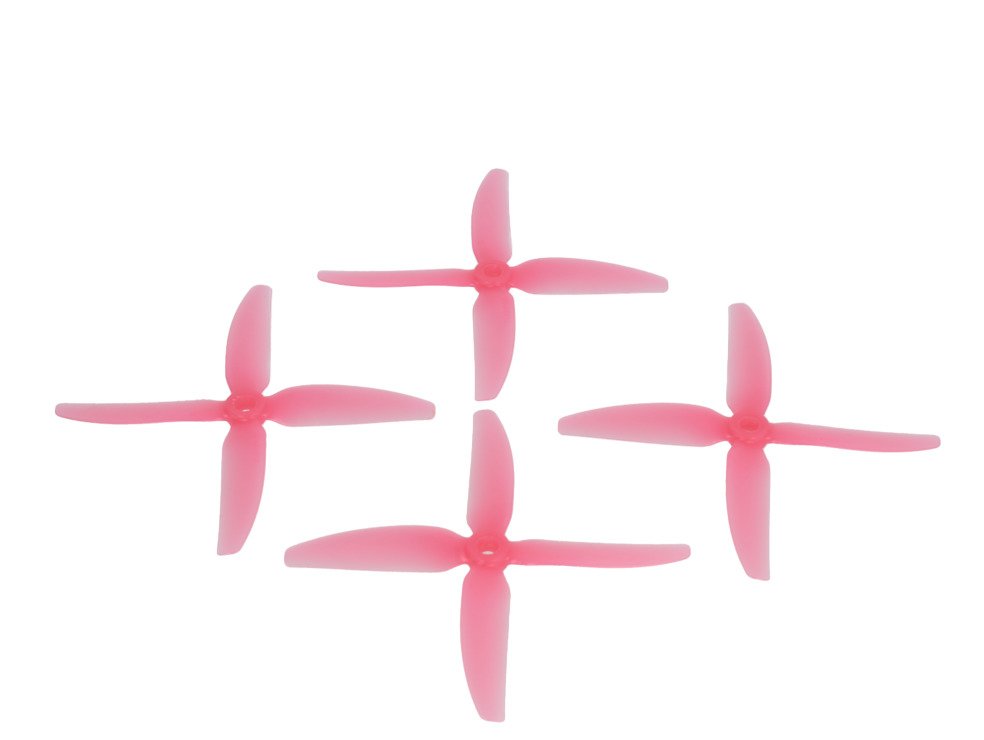 HQ Prop 5040 Vierblatt V1S Hell Pink 2CW+2CCW FPV Propeller 5 Zoll - Thumbnail 1