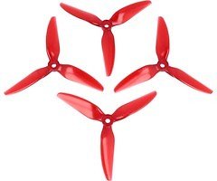 HQ Durable Prop 5050 triple blade 5X5X3V1S Red 4 pieces PC FPV propeller 5 inch