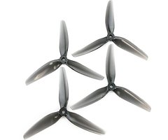 HQProp 6X3.5X3 Racing Prop FPV 3 Blatt Propeller 6 Zoll Light Grey