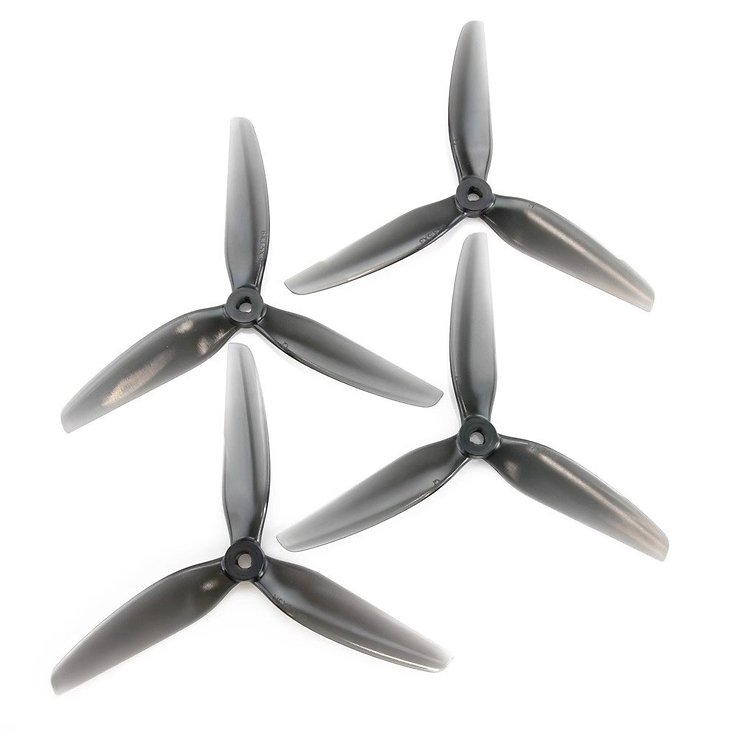 HQProp 6X3.5X3 Racing Propeller FPV 3 Palas 6 pulgadas Gris claro - Thumbnail 1