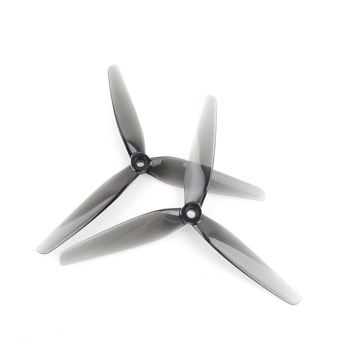 HQProp 7X3.5X3 Racing Prop FPV 3 Blade Propeller 7 Inch Light Grey - Thumbnail 1