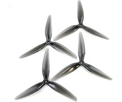 HQProp 7X4X3 3 blade propeller POPO 4 pieces Poly Carbonate Light Grey 7 inch
