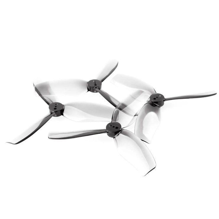 HQProp CineWhoop Duct T90MMX3 Prop FPV 3 Blade Propeller 3.5 Inch Light Grey - Pic 1