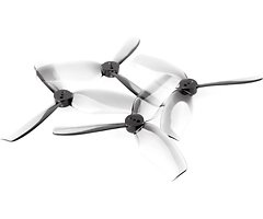 HQProp CineWhoop Duct T90MMX3 Hélice FPV de 3 palas de 3,5 pulgadas de color gris claro