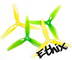 HQProp Ethix S4 3 blade propeller Lemon Lime 4 pieces 5 inch