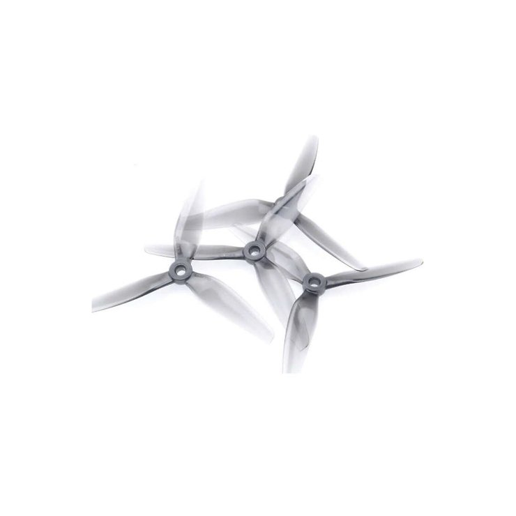 HQProp Ethix S5 3 Blatt Propeller 4 Stück 5 Zoll Light Grey - Thumbnail 1
