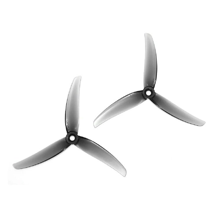 HQProp Juicy Prop J33 Poly Carbonate 4.9 inch 3-blade propeller gray (2CW+2CCW)  - Pic 1