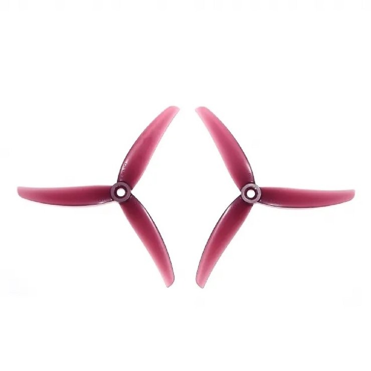 HQProp Juicy Prop J33 4,9 Zoll 3-Blatt Propeller  Jelly Red (2CW+2CCW)  - Pic 1