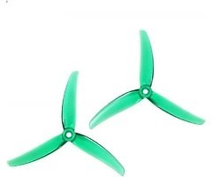 Hélice HQProp Juicy Prop J33 Policarbonato 4.9 pulgadas 3 palas verde (2CW+2CCW) 