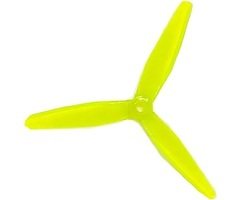 HQProp PizzaCutters 5037 5 Inch 3 Blade Propeller Yellow (2CW+2CCW) 