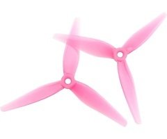 HQProp R35V2 5 inch 3-blade propeller pink (2CW+2CCW)