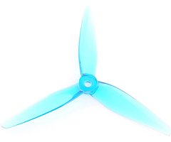 HQProp R37 5.1X3.7X3 Racing Propeller Blau 