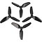 HQ Durable Prop 3030 Dreiblatt T3X3X3 Schwarz 4 Stück PC FPV Propeller 3 Zoll