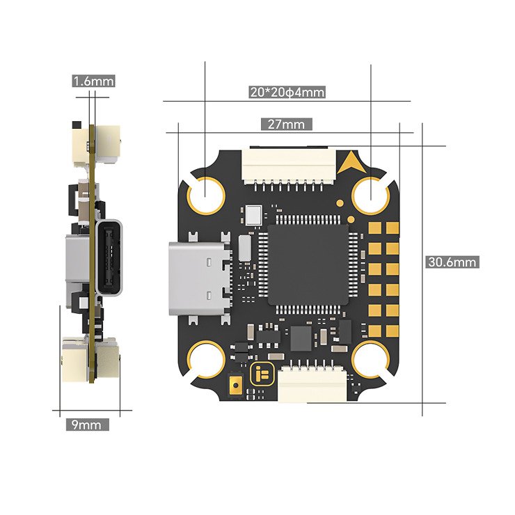 controllore di volo iFlight Borg F7 Mini - Thumbnail 7