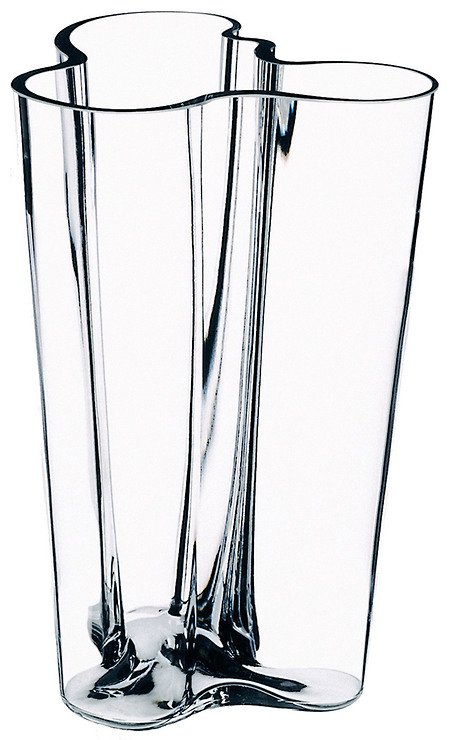 Iittala Vase Aalto Finlandia Glas klar 20,1cm - Pic 1