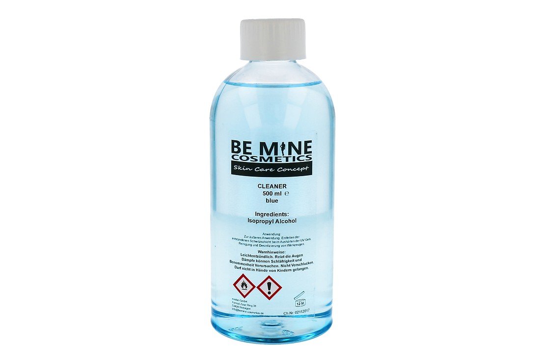 bemine cosmetics Nail Cleaner 500 ml blue - Pic 1