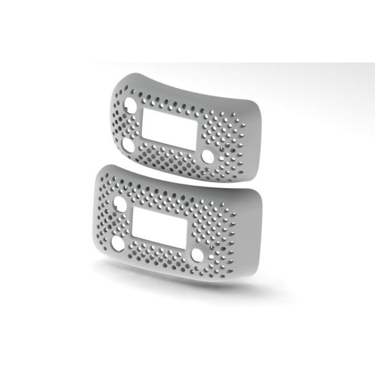 ImmersionRC RapidFIRE FPV Videobrillen Modulschacht Abdeckung Matt lackierbar - Thumbnail 2