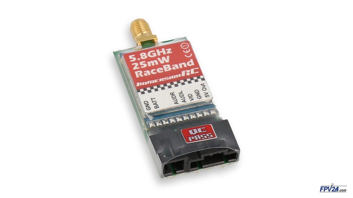 ImmersionRC RaceBand 25mW 5.8GHz A/V Transmitter - Thumbnail 1