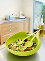Joseph &amp; Joseph salad bowl with cutlery in green - Thumbnail 2