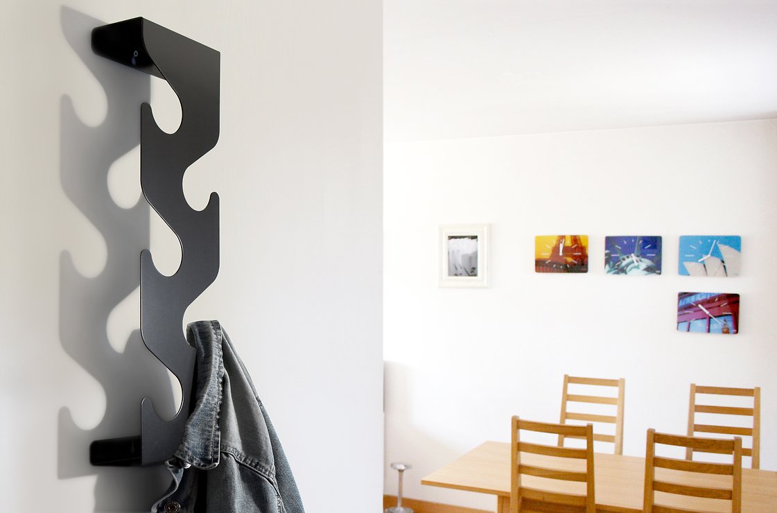 J-me original design Garderobe Wave schwarz - Thumbnail 2