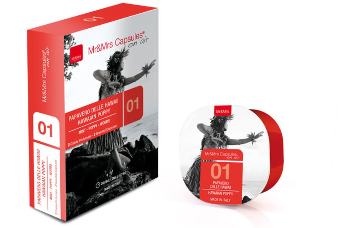 Mr & Mrs Fragrance Duftkapseln Hawaian Poppy für Duftspender George - Thumbnail 3