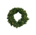 Edelman Christmas wreath 25 LED 45cm green inside - Thumbnail 1