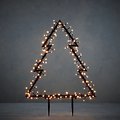Luca Lighting LED Gartenstecker Tanne 175 LED warmweiß 75 cm schwarz - Thumbnail 2
