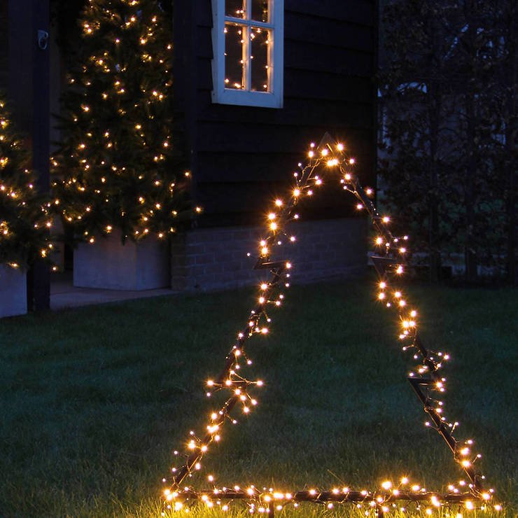 Luca Lighting Luminous Fir Outdoor 175 LED blanco cálido 53x75cm enchufe de jardín - Thumbnail 2