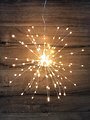 Lights4Christmas LED Stella Polare Sputnik 160 LED 40cm Argento per esterni