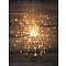 Lights4Christmas LED Estrella Polar Sputnik 160 LED 40cm Plata para exteriores