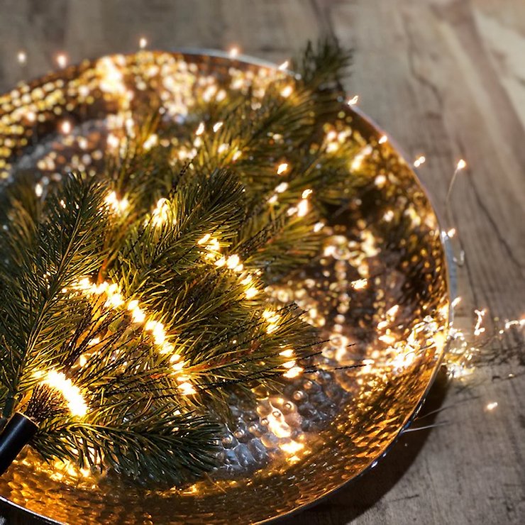 Lights4Christmas LED Polarstern Sputnik 200 LED 50cm czarny zewnętrzny - Thumbnail 2