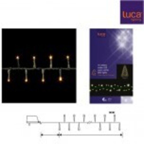 Edelman Lichterkette Snake Light 800 LED warmweiß außen 16m grün