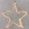 Lights4Christmas light star 40 LED 30cm metallo argento all'interno - Thumbnail 2