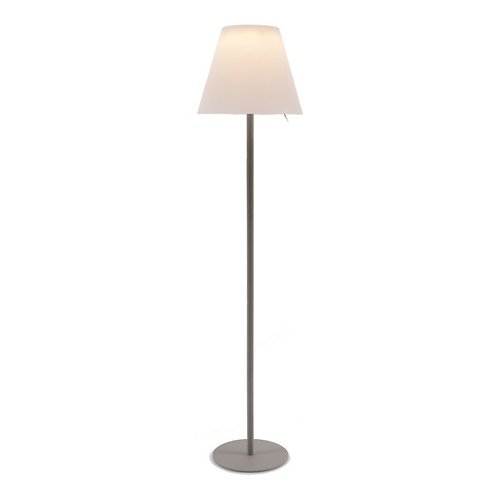 Kaemingk Stehlampe Solar 158 cm 8 LED warmweiß Metall grau