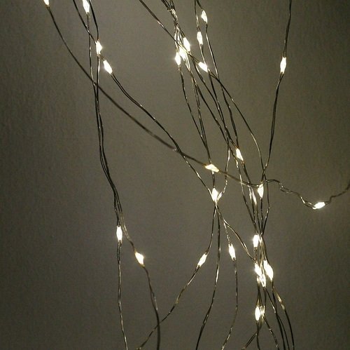 Lights4Christmas Lichterkette Draht 120 LED 6m außen