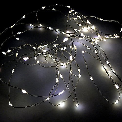 Lights4Christmas LED light chain 200 Micro LED Outdoor 10m silver